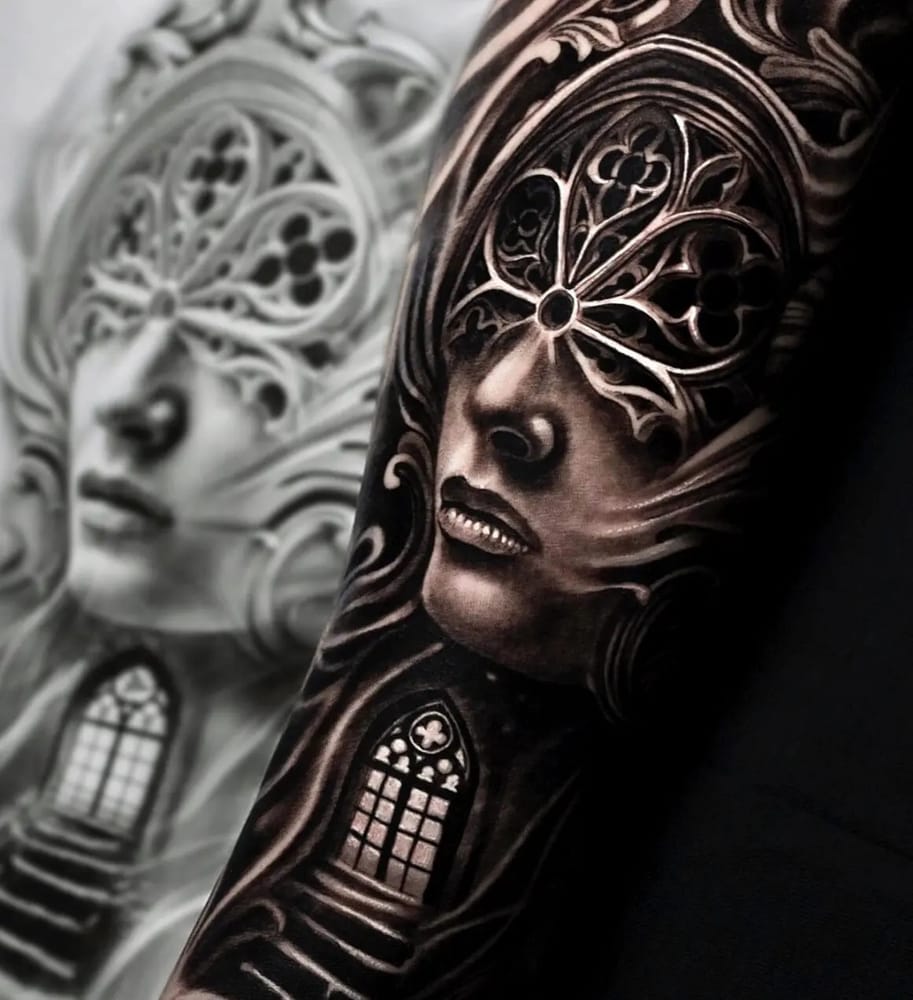 Neo-Gothic Illustrative Serpent